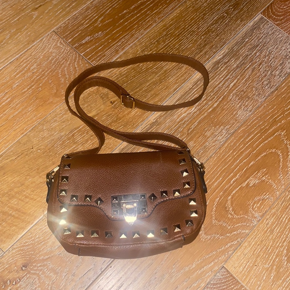 Brown crossbody bag